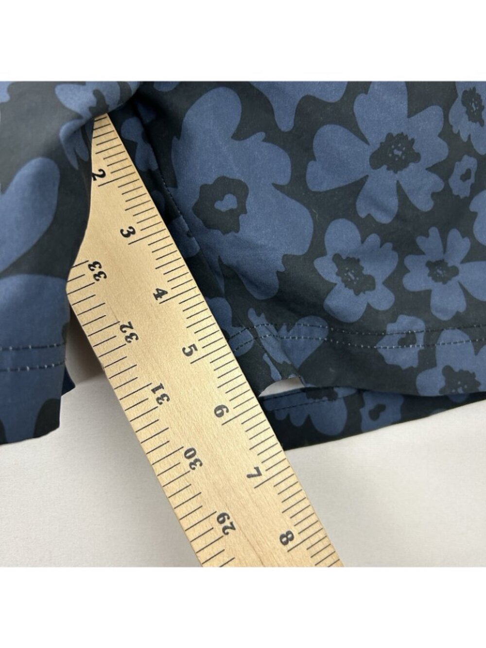 Fair Harbor Men’s 32 The Sextant Trunk Navy Blue Floral Print Board Swim Shorts - Picture 7 of 16